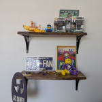 Black Metal Mix & Match Shelf Brackets 2 Pack