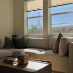 Mathis Warm Blonde Wood Floating Block Coffee Table