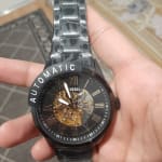 Flynn Automatic Black Stainless Steel 