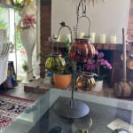 Bronze Pumpkin Standing Tabletop Candle Holder - World Market
