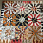 Multicolor Patchwork Floral Geo Table Runner
