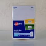 Avery Removable Labels 8-1/2 x 11, 25 Labels (6465)
