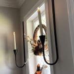 Anna Antique Bronze Candle Wall Sconce