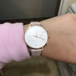 Hybrid Smartwatch Harper Blush Leather
