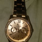 Scarlette Multifunction Rose Gold Tone Stainless Steel Watch