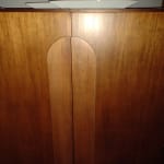 Coolidge Mini Wood Mid Century Bar Cabinet