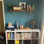 4 Ft Natural Barn Wood Wall Shelf