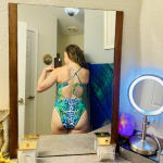 Bondi One-Piece Swimsuit - Sunset Palm
