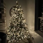 Silver and Platinum Christmas Tree Ribbon