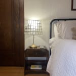 Gold Capiz Tapered Table Lamp Shade