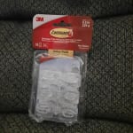 Command Mini Clear Hooks with Clear Strips - 7.94 oz (225 g) Capacity -  1.1 Length - Plastic - Clear - 18 / Pack - Filo CleanTech