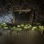 Green Faux Norfolk Pine Pre Lit LED Battery Operated Garland