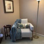 Coralie Ivory and Exposed Wood Curved Back Upholstered Chair - World Market