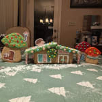 Mushroom Village Gingerbread Cookie Kit - World Market