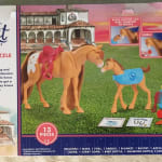 Just Play Spirit Riding Free Collector Series Feed Nuzzle Mare and Foal Set