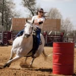 Wrangler x Whataburger Women's Ringer Tee in Marshmallow