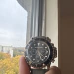 Michael Kors Everest Chronograph Olive Leather Watch - MK9090