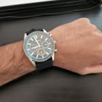 Sullivan Multifunction Black Silicone Watch BQ2746 Fossil