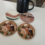 Kolor Me Koby Oasis Blush Coasters 4 Pack - World Market
