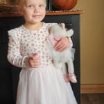 Long-Sleeve Fit and Flare Tutu Dress for Toddler Girls