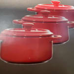 3-Piece Mini Round Cocotte Set (Cherry Red) | Staub | Everything