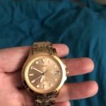 FB-01 Three-Hand Date Rose Gold-Tone 