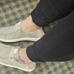 Wendy Metallic Sparkle Charcoal - Women's Casual Shoes