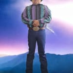 Vintage-Inspired Brushpopper Western Snap Workshirt in Azure Stripe