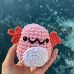 the Woobles, Other, The Woobles Strawberry The Axolotl Crochet Kit