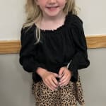 Kids Print Tiered Skirt