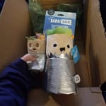 Bebe the burrito dog toy top