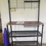 Honey Can Do Bakers Rack with Storage 65