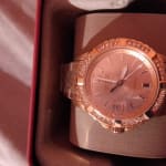 Rose Gold-Tone Stainless Steel Watch 