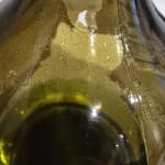 Green Recycled Glass Oil Bottle with Spout