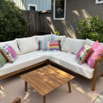 Multicolor Stripe and Tassel Indoor Outdoor Lumbar Pillow