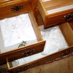 Sage Fabric-Top Drawer Liner