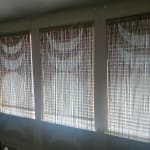 White And Natural Moon Phase Bamboo Beaded Curtain