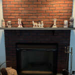 44"W x 33"H Vintage Iron Spark Guard