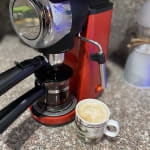 IMUSA USA GAU-18215 - Cafetera eléctrica para café espresso y capuchino (4  tazas, color plateado)
