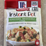 Mccormick instant pot top chicken broccoli rice