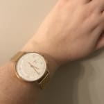 Hybrid Smartwatch Harper White Leather