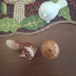 Ceramic Squirrel and Acorn Figural Salt and Pepper Shaker Set