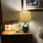 Ivory Boucle Drum Table Lamp Shade
