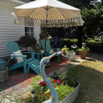 Natural 9 Ft Replacement Umbrella Canopy With Fringe