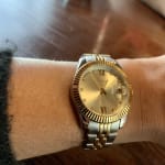 Two-Tone Stainless Steel Watch 
