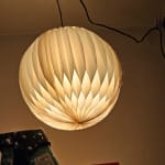 White Pleated Paper Globe Collapsible Hanging Lantern - World Market