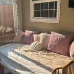 Honey Rattan Daybed Frame