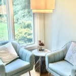 Clemens Round Torrento Brown Marble Cross Base End Table