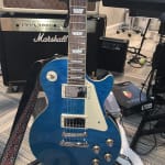 Epiphone limited edition les paul quilt top pro shop electric guitar translucent blue