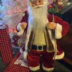 Animated Santa with Gift Bag and Lantern | Seventh Avenue